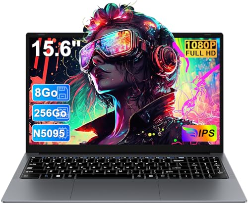 Ruzava Computador portátil Celeron N5095 Upto 2,9 GHz Win11 Pro Laptop 8 GB RAM 256 GB SSD TF 1TB LPDDR4 5G WiFi 1920 * 1080 FHD USB 3.0 Widevine L1 portátil Teclado QWERTY I. Inglês - cinzento