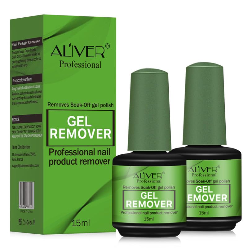 Magic Remover, 2 peças remove esmalte semipermanentes, removedor de verniz de unhas Magic Gel para remover o verniz de unhas rápido e fácil