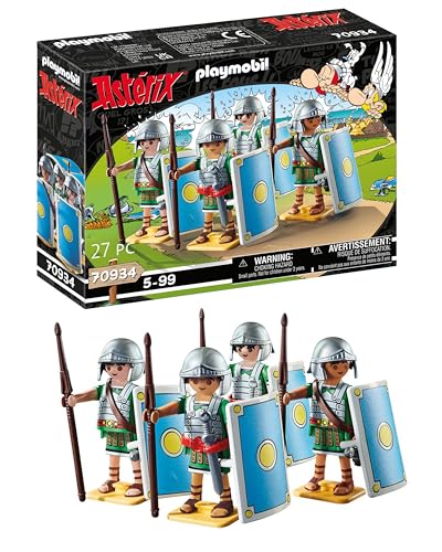 PLAYMOBIL 70934 Asterix 70934 Tropa romana, brinquedos para crianças, 5 anos, multicoloridos
