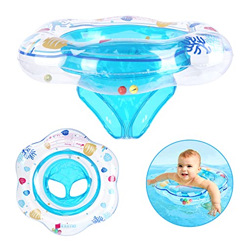 Flintronic Flutuador bebé, anel de natação insuflável para bebé, assento de piscina para crianças, anel de natação flutuante para bebés/meninos/meninas 6-36 meses