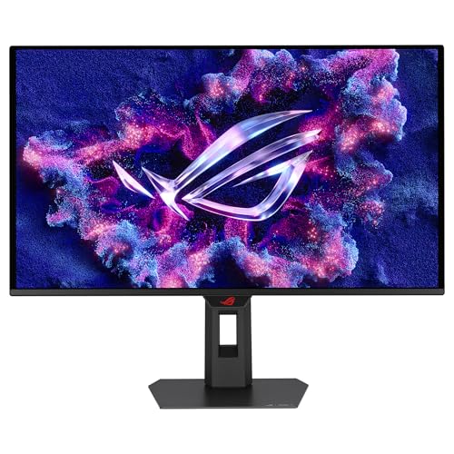 ROG Strix OLED XG27ACDMS Monitor de jogos de 27", QD-OLED de 1440p, 280 Hz, 0,03 ms, dissipador, sensor Neo Proximity Sensor, brilho uniforme, G-Sync, 99% DCI-P3 e DisplayWidget Center