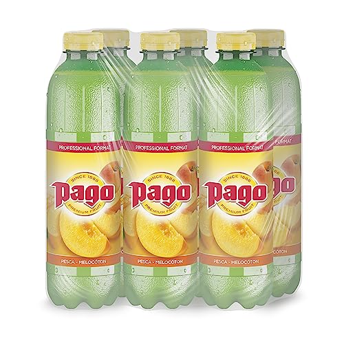 Sumos pagamentos - néctar de pêssego a partir de sumo de pêssego pack 6 x 1 L clássicos