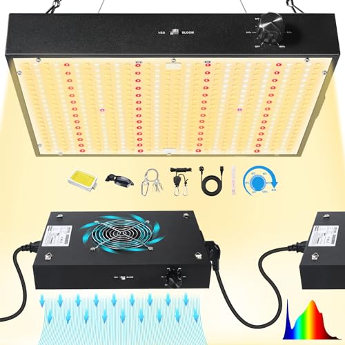 VAYALT Candeeiro de planta, 1000 W lâmpadas de crescimento, luz de crescimento de plantas luzes LED candeeiro Grow Light candeeiro plantas espectro para estufa hidropónica plantas