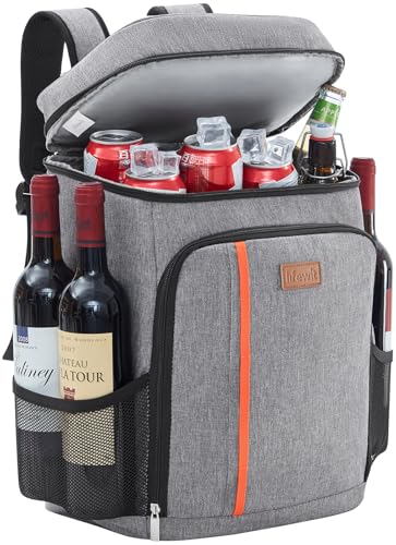 Lifewit Mochila frigorífico para, mochila isotérmica resistente à água, leve e hermética, bolsa de frigorífico estanque para homem, mulher, adulto, trabalho, piquenique, praia, campismo, viagens