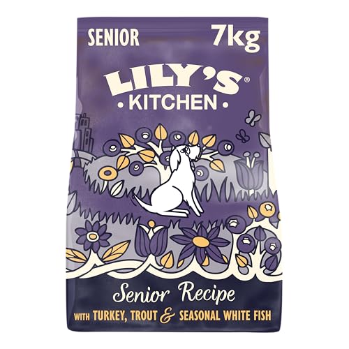 Lily's Kitchen Completo ração seco para cães idosos com mais de 8 +, com peru e truta, 7 kg