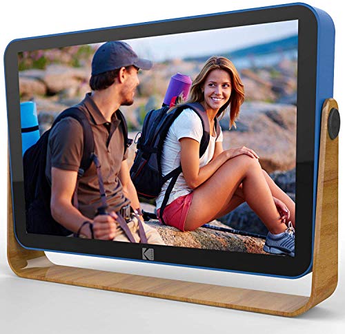 KODAK Moldura de fotos digital de 10 polegadas Wi-Fi moldura digital com bateria recarregável, memória integrada de 32 GB, HD IPS Touchscreen, configuração fácil para partilhar fotografias e vídeos