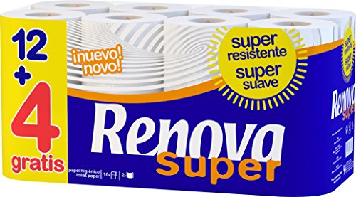 Renova Papel higiénico branco - 16 unidades