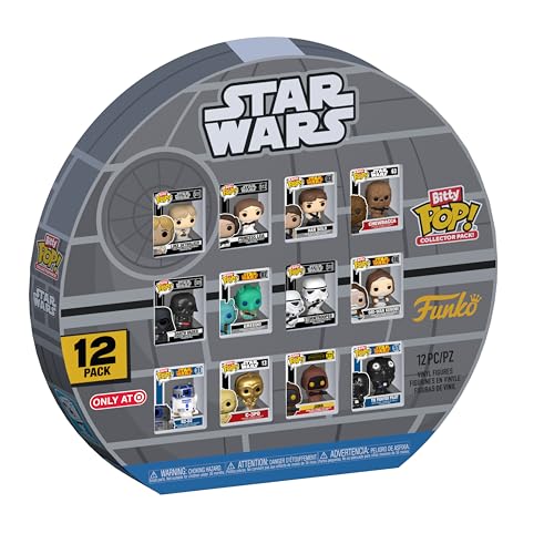 Funko Bitty Pop! Star Wars: A New Hope - Multipack de 12 unidades - 0,9 polegadas (2,2 cm) colecionável - Repetida empilhável - Ideia de presente - Enchimento para saco de presentes - Toppers de bolo
