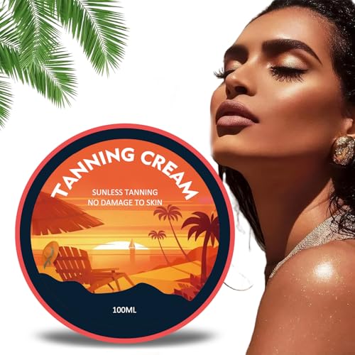 EHIOG Acelerador de bronze de 190 ml, creme corporal para bronze natural e intenso, com ingredientes para sol e solário