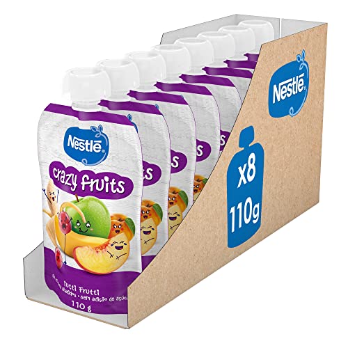 NESTLÉ Pure Crazy Fruits 110 g, conjunto de 8