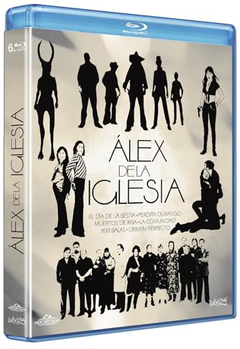 Alex de la Iglesia (1995-2004) (Blu-ray) Pack 6 Peliculas: El Dia de la Bestia; Muertos de Risa; Perdita Durango; Crimen Ferpecto; La Comunidad; 800 Balas