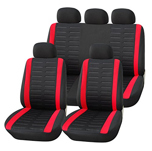 Upgrade4cars, Capas de assentos de carro universais, preto, para frente e atrás, acessórios interior universal