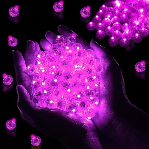 HIQE-FL Candeeiro balão LED, 120 peças mini candeeiro de balão LED, balões de luzes LED, mini luzes redondas para o Natal, casamentos, festas