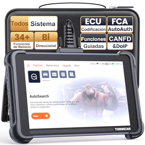 TNIKCAR OBD2 Diagnóstico, ThinkScan 689 Diagnóstico automóvel multimarca de todos os sistema, OBD2 Diagnóstico para controlo bi-direcional/codificação ECU