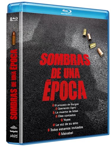 Sombras de Una Epoca (Blu-ray) Pack 8 peliculas: El Proceso de Burgos, Operacion Ogro, La Muerte de Mikel, Dias Contados, Yoyes, La Voz de su Amo, Todos Estamos Invitados, Maixabel [Blu-ray]