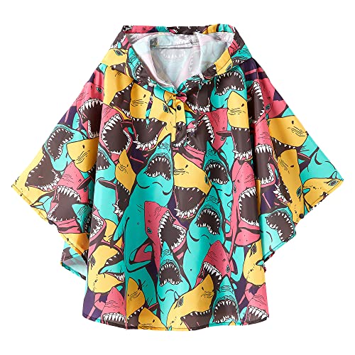 QIKADO Ponchos impermeáveis chuva crianças unissexo 1-12 anos