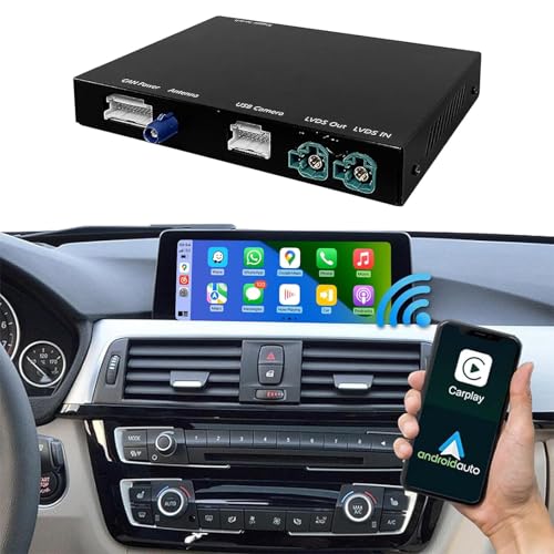 Road Top Sem fios Carplay Android Auto para BMW NBT sistema 3 4 5 6 7 séries X1 X3 X4 X5 X6 2012-2016, suporte Mirrorlink, navegação, câmara