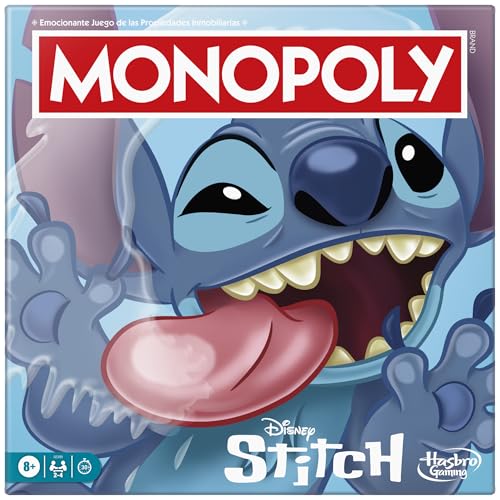 Jogo de tabuleiro Monopoly edição Disney Stitch - versão em espanhol