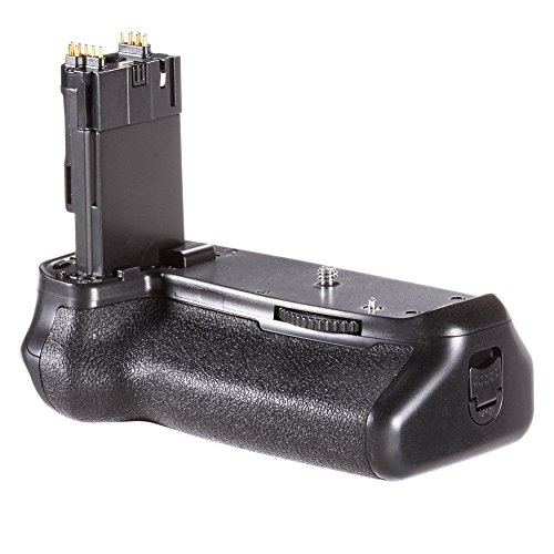 NEEWER Punho de bateria (substituição para BG-E14), vertical com obturador/botões de função, alimentado por bateria LP-E6 ou 6 pilhas AA para DSLR Canon EOS 90D 80D 70D (pilhas não incluídas)