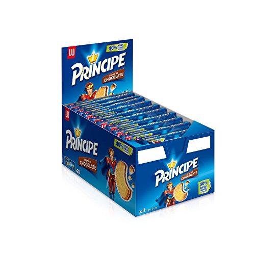Príncipe original, bolachas sanduíche recheadas com creme de chocolate com leite, 20 x 80 g