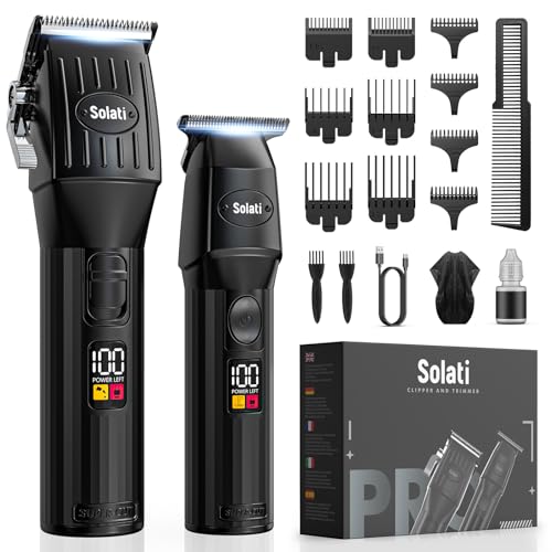 Máquina de cortar cabelo, corta-pelos homem máquina de cortar cabelo profissional máquina de barbear homem conjunto de corta-pelos para homem aparador de barba máquina de barbear presentes para homens