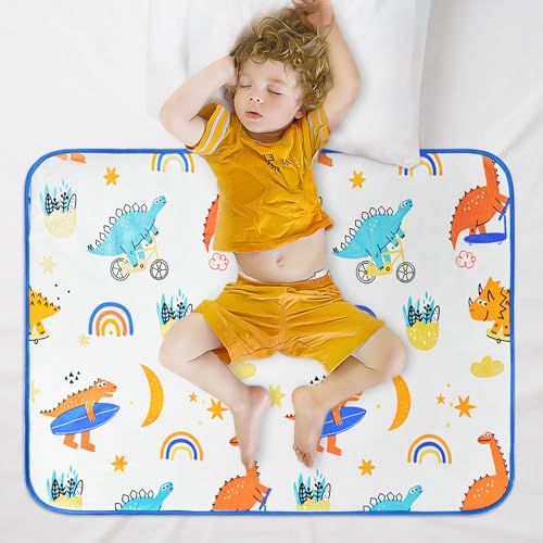 Aolso Trocador de bebé, 70 * 90 cm almofada de berço para bebé, lavável trocador bebé dobrável trocadador, trocador portátil bebé, lavável portátil colchão bebé para bebé - animal