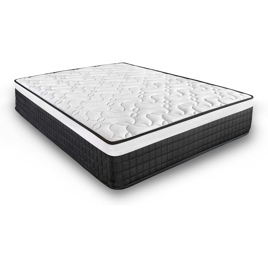 HOGAR24 ES | Colchão viscoelástico Bio Deluxe Premium | Máximo conforto | Alta gama | 9 zonas de conforto | espessura do colchão: 25 cm | medida: 150 x 190 cm