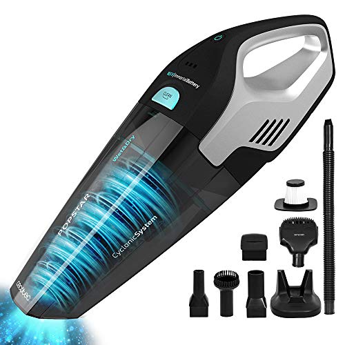 Cecotec Aspirador de mão sem cabos Conga Popstar Micro 18,5 V Animal Hand. 110 W, Tecnologia ciclónica sem sacos, sólidos e líquidos, depósito de 500 ml, bateria de iões - lítio, acessório para