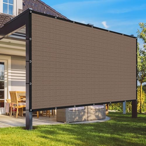 BXAEYIPOR Proteção solar, 85% de taxa de sombreamento, resistente aos raios UV, toldo com borda com furos, fácil de pendurar, rede de sombreamento para carro, jardim, estufa, campismo