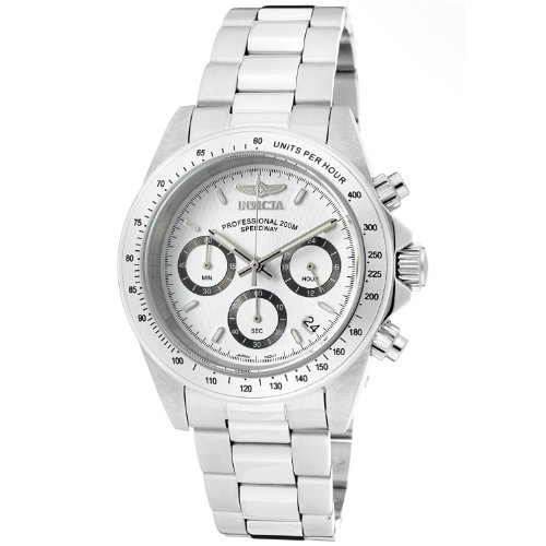Invicta Speedway Relógio quartzo para homem em aço inoxidável - 39 mm