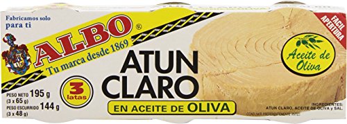 Albo Atum claro em azeite, 3 x 48 g
