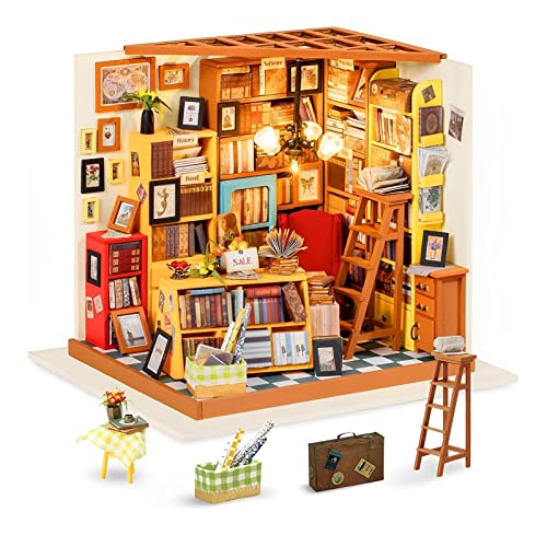 Rolife DIY Casa de bonecas kits de artesanato de madeira mulheres brinquedo adultos adolescentes modelo feito à mão montar trabalho - livraria