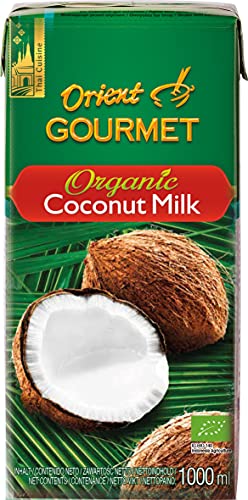 ORIENT GOURMET Leite de coco orgânico, teor de gordura 17-19% 1000 g