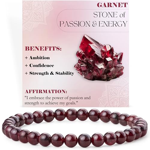 Bivei Pulseira de contas para mulheres 6 mm pedra semipreciosa natural Stretch cristal elástico jóias ioga presentes