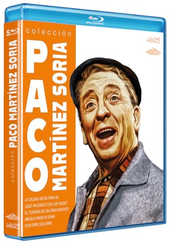 Paco Martinez Soria (Blu-ray) Pack 5 peliculas: La Ciudad no es para mi / Don Erre que Erre / El Turismo es un Gran Invento / Que Hacemos con los Hijos / Abuelo Made in Spain
