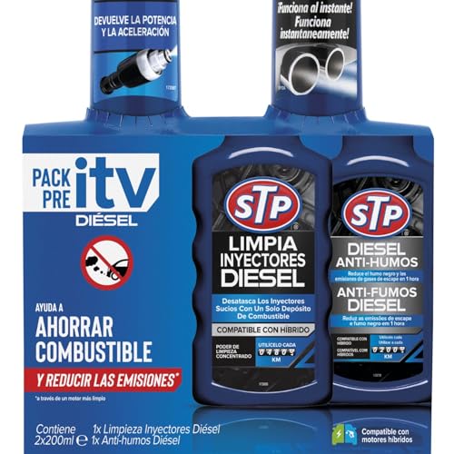 STP ZSTP05 PRE-ITCV, Diesel antifumos, 200 ml, conjunto de 2