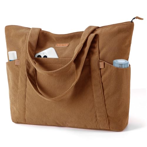 Lekespring Bolsa Tote Bag grande mala de praia para mulher, mala Shopper, mala para computador portátil com compartimento para portátil de 17 polegadas, elegante malas de tiracolo para trabalho escola