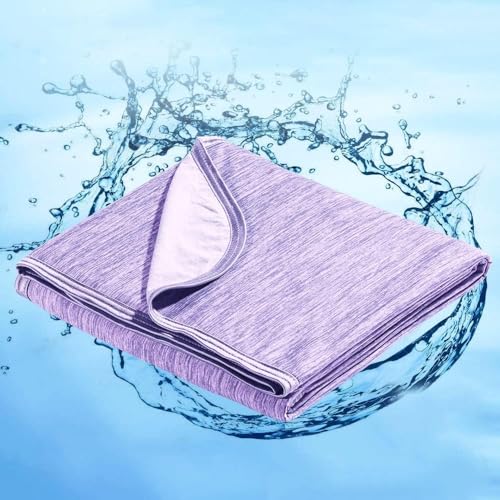 Marchpower Cobertor de verão fresco 150 × 200 cm, ARC-Chill 3,0 manta de cama com fibra de refrigeração japonesa Q-MAX >0,5, respirável suave, anti-estático, 2 faces, alivia o suor melhora a qualidade