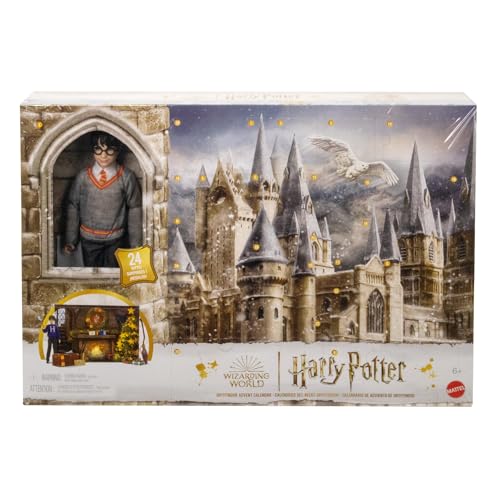 Mattel Harry Potter Calendário de advento bonecas de brinquedo com acessórios surpresa, 3 anos (HND80)