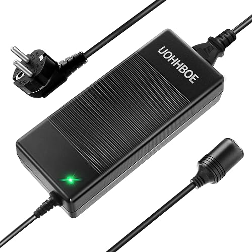 UOHHBOE 12 V 10 A Conversor de corrente 120 W transformador CA para CC adaptador 220 V a 12 V com isqueiro de carro para automóveis fonte de alimentação limpadores de carros compressor