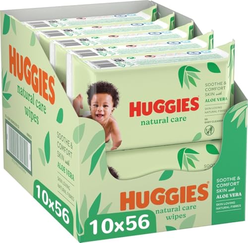 Huggies Natural Care Toalhitas para bebé, 560 toalhitas