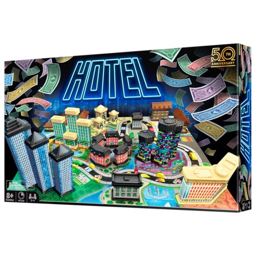OOBA Ltd. - Hotel - Conjunto de mesa estratégico - Jogo familiar a partir de 8 anos para 2-4 jogadores - Conjunto de mesa para família - 40 minutos - espanhol