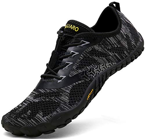 SAGUARO Barefoot Sapatilhas de trail running, minimalistas, sapatilhas de desporto exterior interior, sapatos de desportos aquáticos, unissexo, adulto