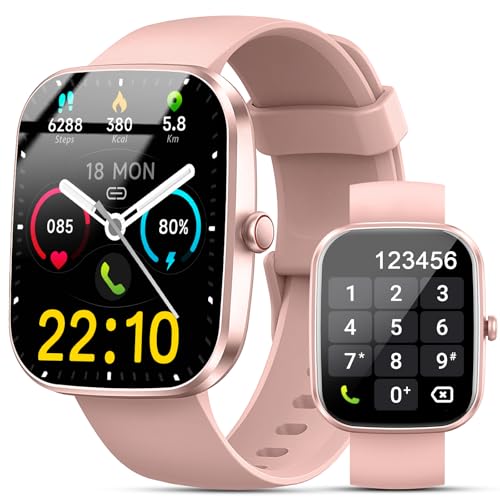Relógio inteligente mulher homem, 1,91" Smartwatch com chamadas Bluetooth e Whatsapp notificação, IP68 pulseira atividade com 100 modos desportivos, pulsómetro, SpO2, monitor de sonho para Android iOS