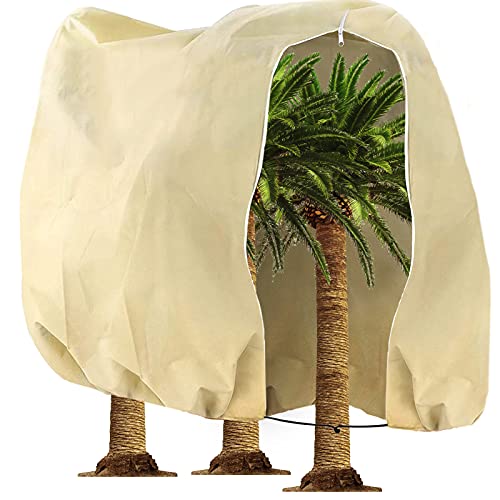 Tesmotor Capa para plantas, saco cobre plantas, cobertura para plantas proteção contra congelamento e neve para inverno, 250 * 360 cm (80 g/m²)