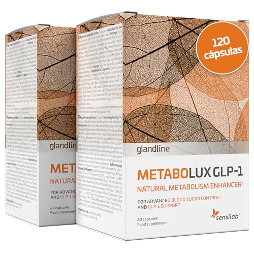 GLP-1 com berberina, crómio e amoreira branca - cápsulas veganas para suporte natural de GLP - fornecimento para 60 dias - Metabolux Sensilab