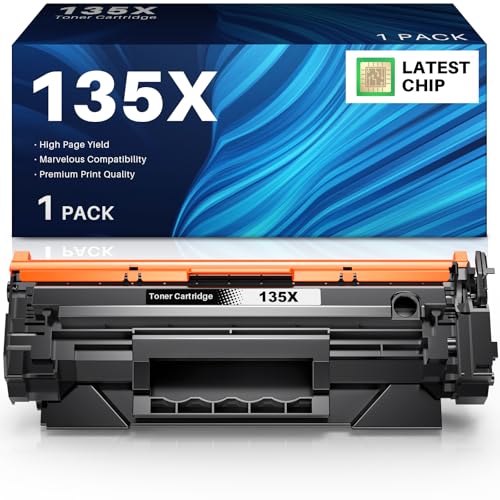 W1350X Tonificador compatível para HP 135X W1350X W1350A para HP Laserjet m209dw MFP m234dw M234dwn m234sdw m234sdn m234 m209 (1 preto, com chip)
