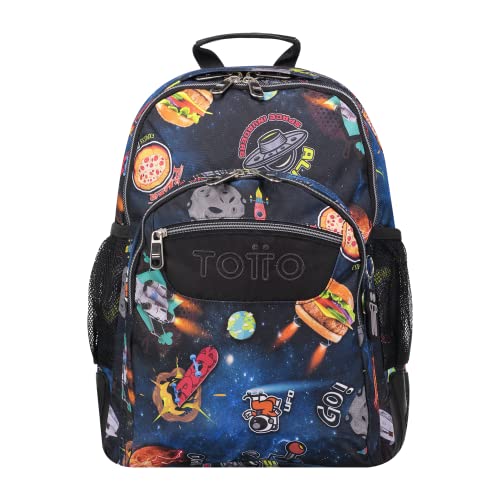 TOTTO, Mochila escolar estampado futebol - Crayola unissexo adulto, tamanho único