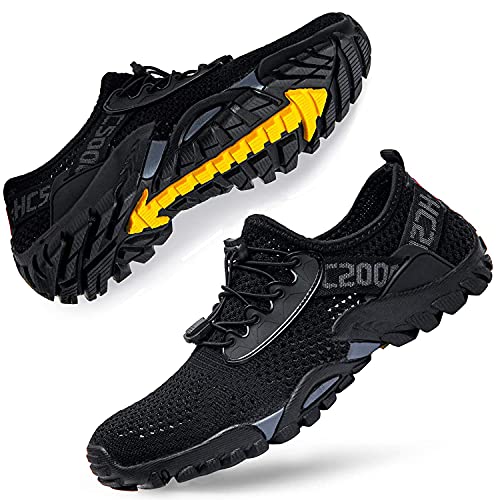 DimaiGlobal Sapatilhas de trekking para homens verão sandálias desportivas pescador praia sapatos casuais respirável sapatilhas de caminhada