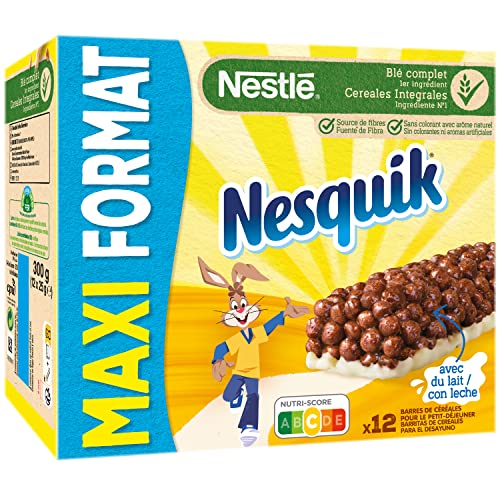 Cereais Nestlé NESQUIK barras 12 x 25 g)